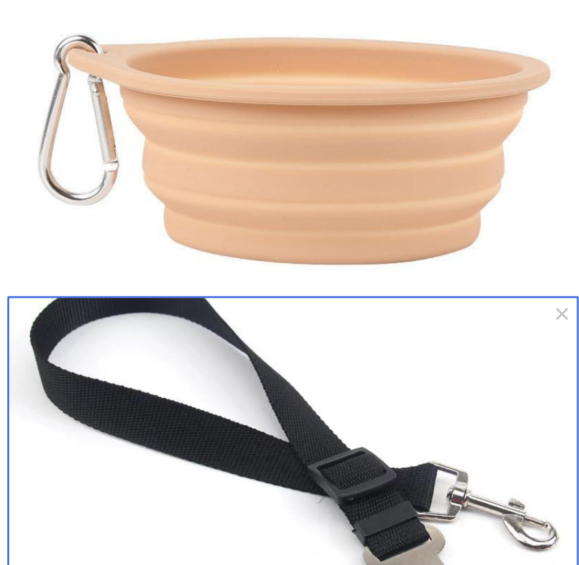 Outdoor Dog Folding Bowl Silicone Pet Bowl Drinking And Eating Dual-purpose Bowl Portable Dog Basin