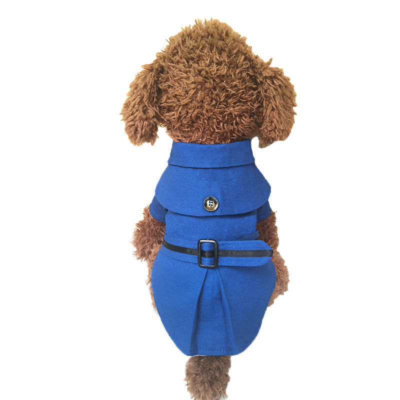 Teddy dog cloak trench coat