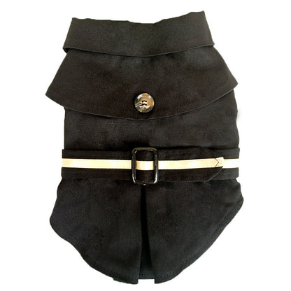 Teddy dog cloak trench coat
